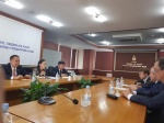 Рабочая встреча с Министром продовольствия, сельского хозяйства и легкой промышленности Монголии Пурев Сэргэлэном. 